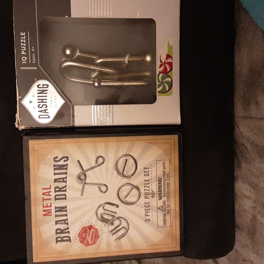 METAL IQ PUZZLES AND BRAIN DRAINS